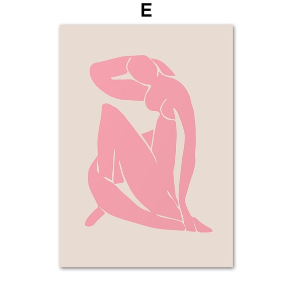 Colorful Coral Leaves Canvas Art Painting Wall Picture - Picture 5 of 8